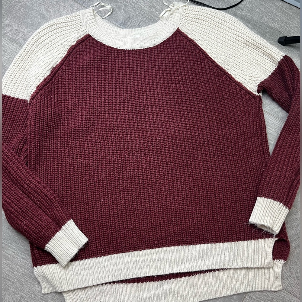 Burgundy Sweater size M